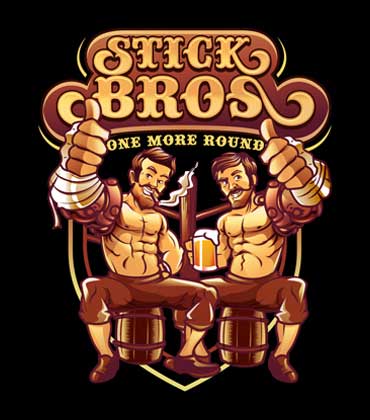 Stick Brothers Logo Design