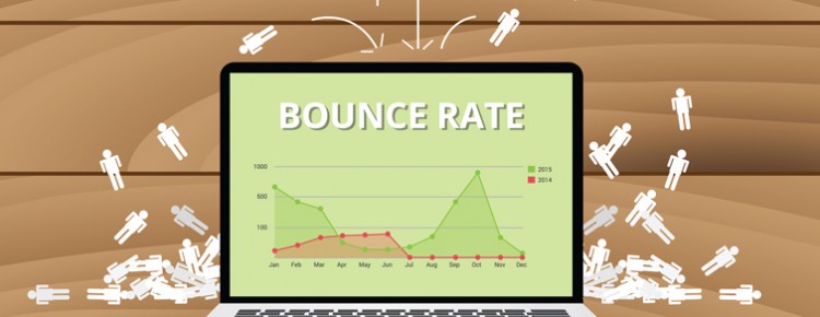 Website bounce rate