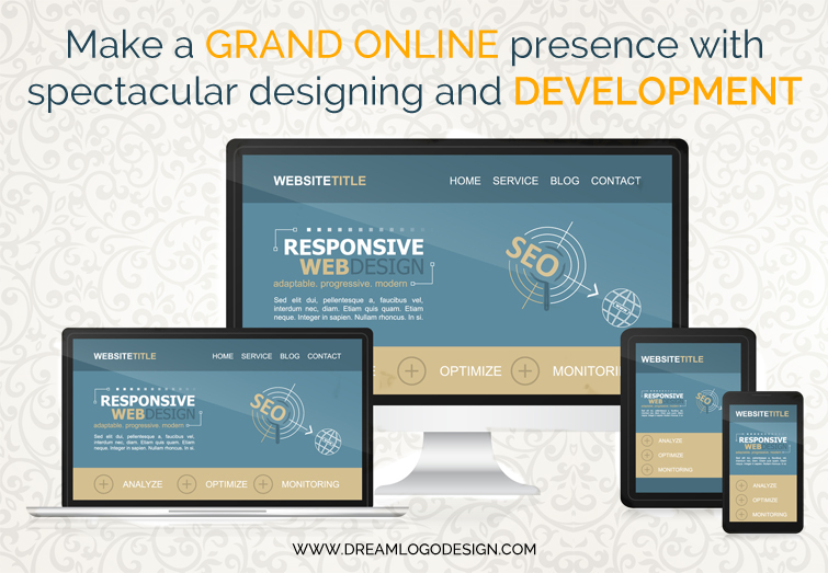 Make a grand online presence with spectacular designing and development