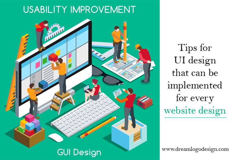 Tips for UI design that can be implemented for every website design