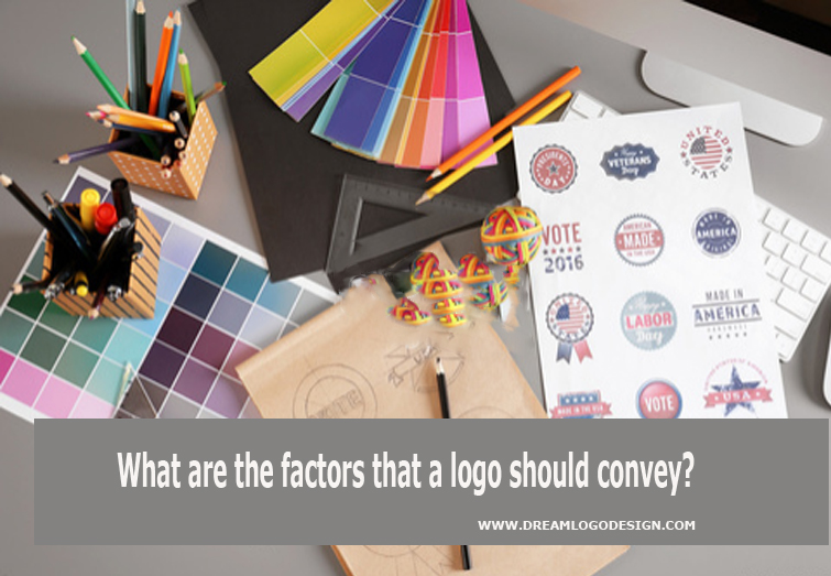 What are the factors that a logo should convey?