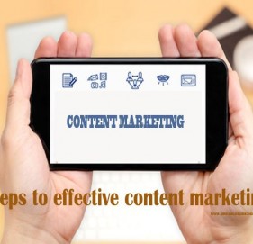 Steps to effective content marketing