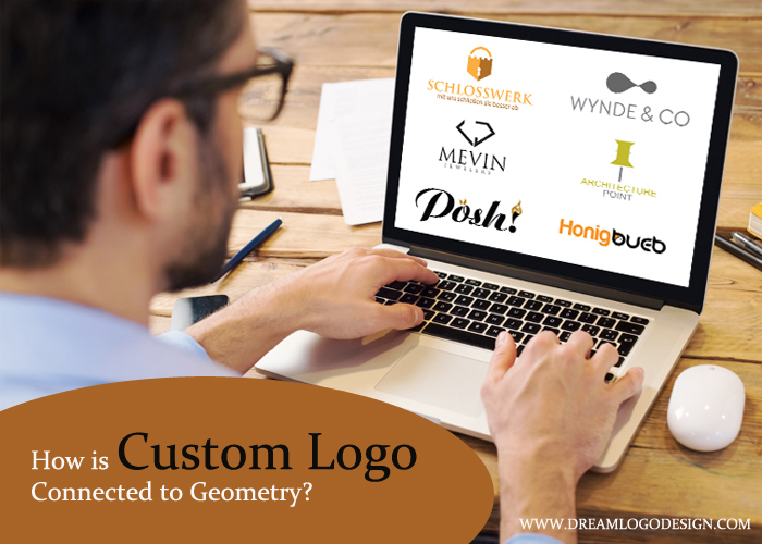 How is Custom Logo Connected to Geometry?