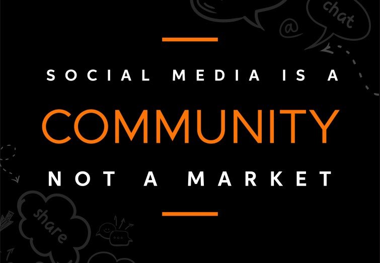 Social Media is a Community, Not a Market