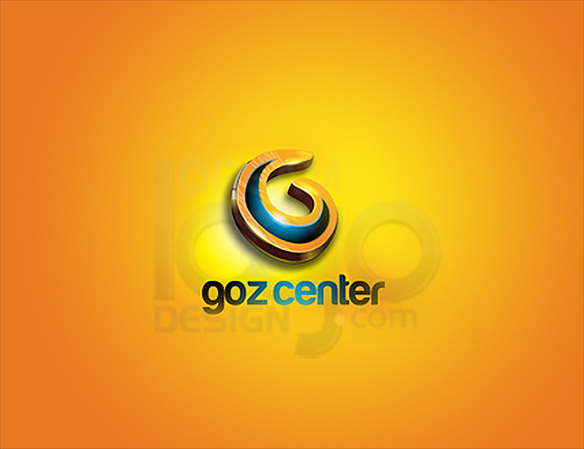 Goz Center 3D Logo Design - DreamLogoDesign