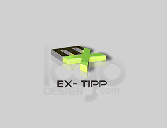 Ex-Tipp 3D Logo Design - DreamLogoDesign