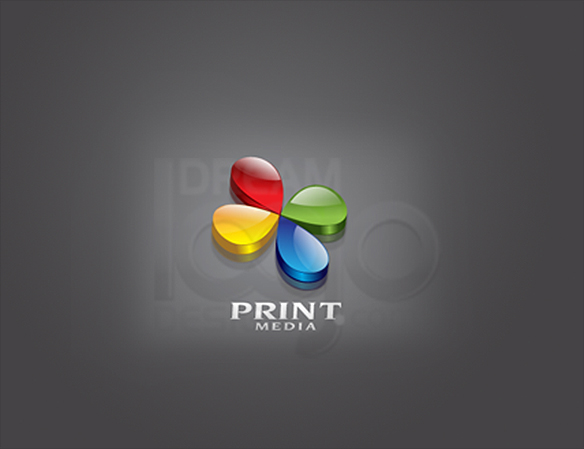 Print Media 3D Logo Design - DreamLogoDesign