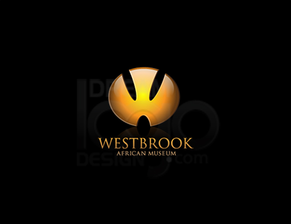 WestBrook African Museum 3D Logo Design - DreamLogoDesign