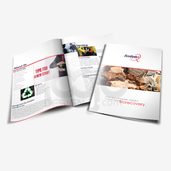 Bi Fold Brochure Design Portfolio 3 - DreamLogoDesign