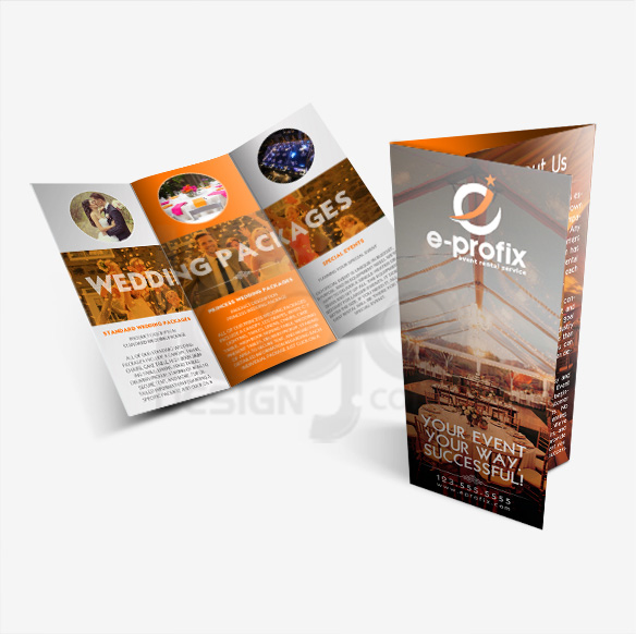 Tri Fold Brochure Design Portfolio 4 - DreamLogoDesign