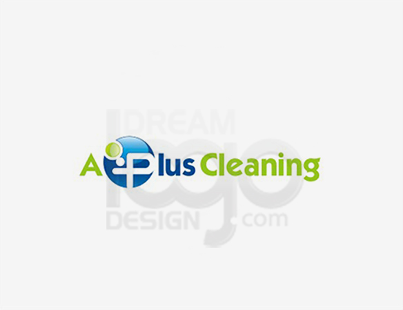 A Plus Cleaning Logo Design - DreamLogoDesign