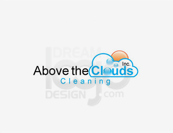 Above the Clouds Cleaning Logo Design - DreamLogoDesign