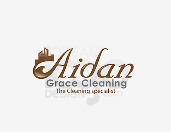 Aidan Grace Cleaning Logo Design - DreamLogoDesign