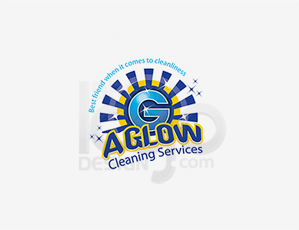 Aglow Cleaning Services Logo Design - DreamLogoDesign