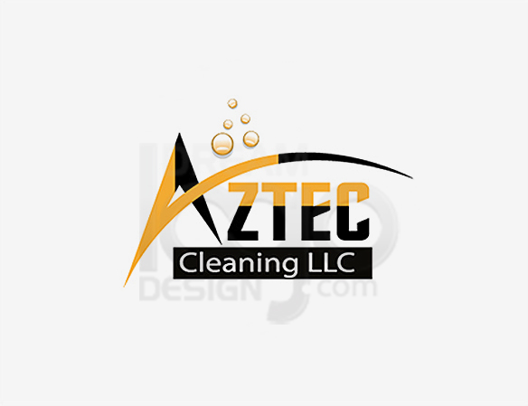 Aztec Cleaning LLC Logo Design - DreamLogoDesign