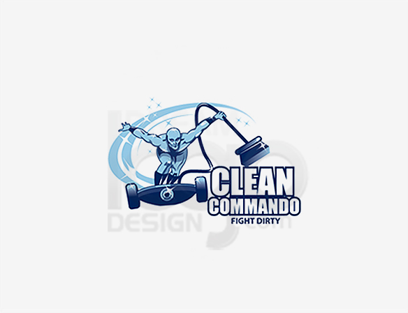 Clean Commando Logo Design - DreamLogoDesign