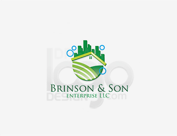 Brinson & Son Enterprise LLC Cleaning Logo Design - DreamLogoDesign