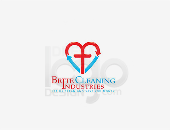 Brite Cleaning Industries Logo Design - DreamLogoDesign