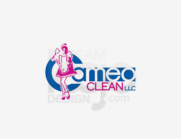 Cameo Clean LLC Logo Design - DreamLogoDesign