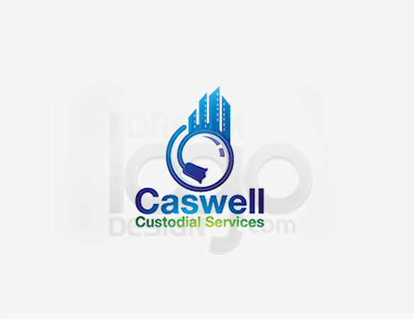 Caswell Custodial Services Cleaning Logo Design - DreamLogoDesign