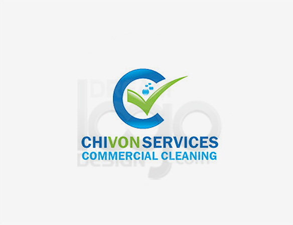 Chivon Services Commercial Cleaning Logo Design - DreamLogoDesign