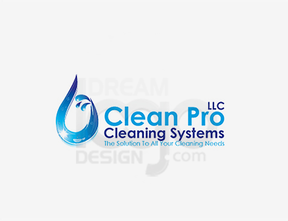 Clean Pro Cleaning Systems Logo Design - DreamLogoDesign