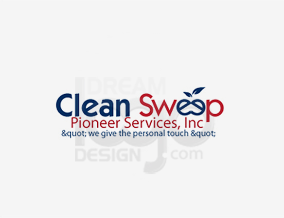 Clean Sweep Pioneer Services Logo Design - DreamLogoDesign