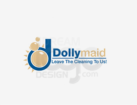 Dolly Maid Cleaning Logo Design - DreamLogoDesign