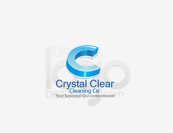 Crystal Clear Cleaning Industry Logo - DreamLogoDesign