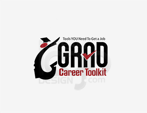 Grad Career Toolkit Education Logo Design - DreamLogoDesign