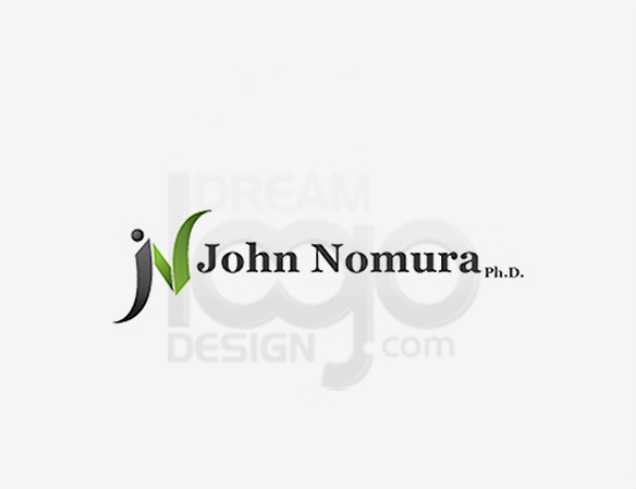 John Nomura Ph.D. Education Logo Design - DreamLogoDesign