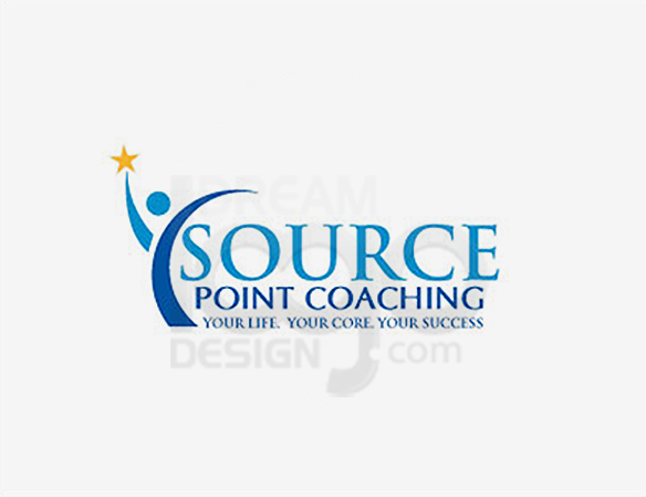 Source Point Coaching Logo Design - DreamLogoDesign