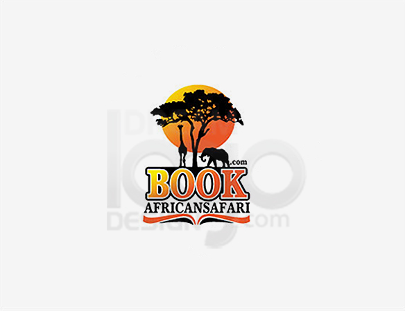 African Safari Book Logo Design - DreamLogoDesign