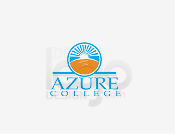 Azure College Education Logo Design - DreamLogoDesign