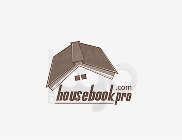 House Book Education Logo Design - DreamLogoDesign