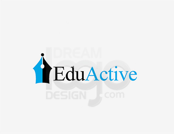 Edu Active Education Logo Design - DreamLogoDesign.com
