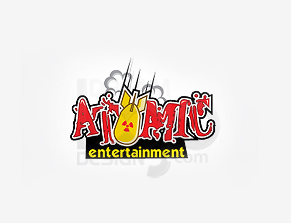 Atomic Entertainment Industry Logo Design - DreamLogoDesign