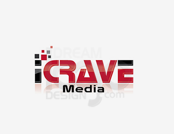 I Crave Media Entertainment Logo Design - DreamLogoDesign