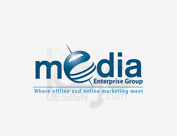 Media Enterprise Group Entertainment Logo Design - DreamLogoDesign