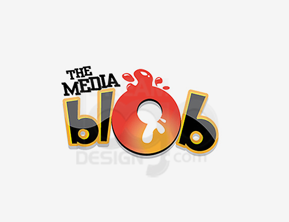 The Media Blob Entertainment Logo Design - DreamLogoDesign