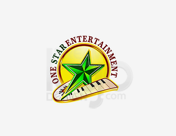 One Star Entertainment Logo Design - DreamLogoDesign