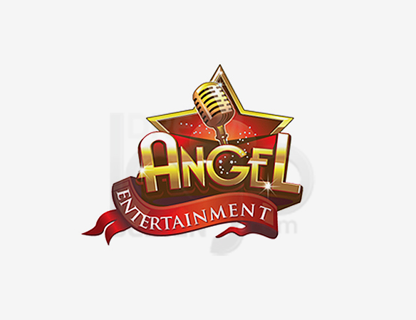 Angel Entertainment Logo Design - DreamLogoDesign