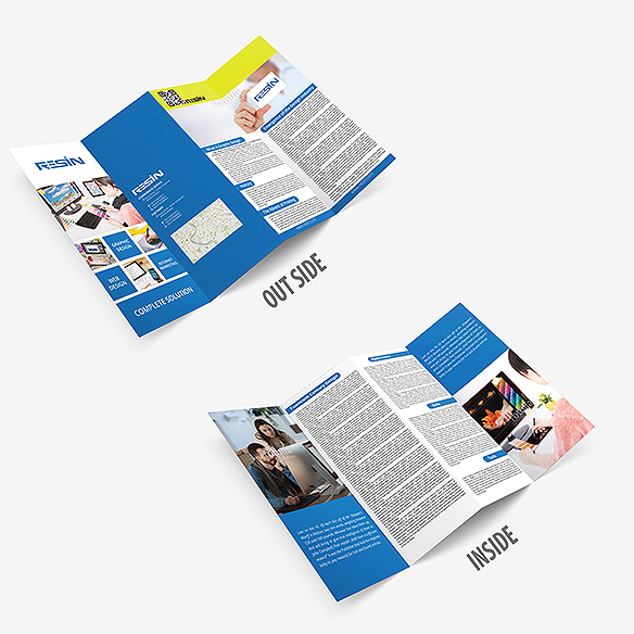 Four Fold Brochure Design Portfolio 3 - DreamLogoDesign