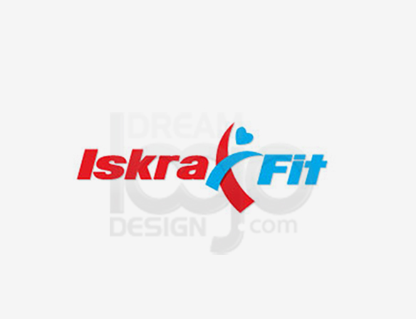 Iskra Fit Healthcare Logo Design - DreamLogoDesign