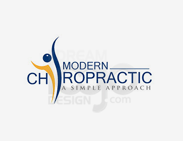 Modern Chiropractic Healthcare Logo Design - DreamLogoDesign