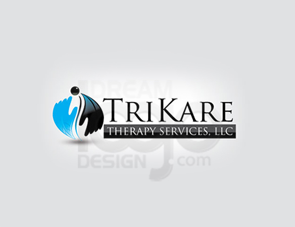 Trikare Therapy Services LLC Healthcare Logo Design - DreamLogoDesign