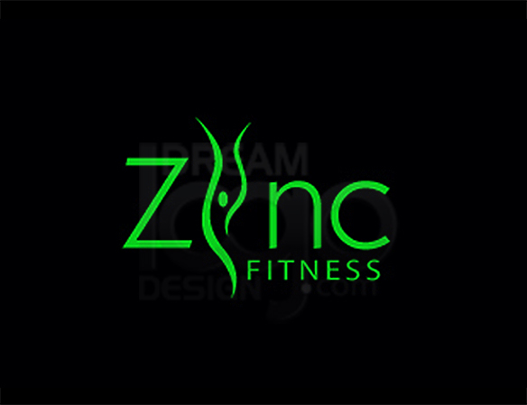 Zinc Fitness Healthcare Logo Design - DreamLogoDesign