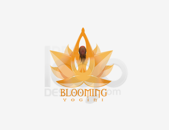 Blooming Yogini Healthcare Logo Design - DreamLogoDesign