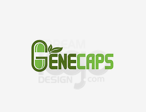 Gene Caps Healthcare Logo Design - DreamLogoDesign