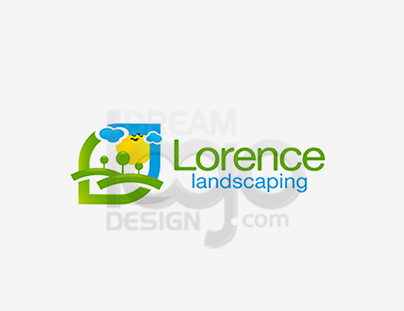 Lorence Landscaping Logo Design - DreamLogoDesign